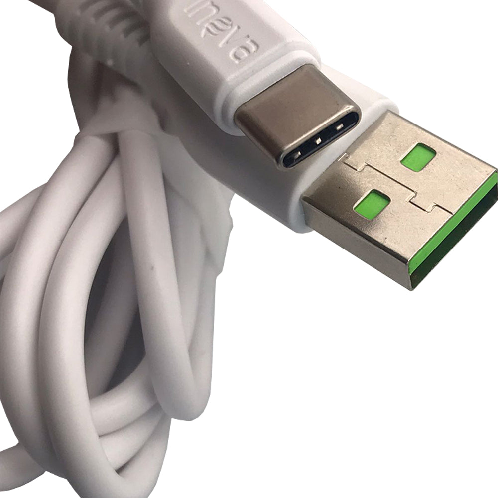 Carregador Rápido Tipo C Com 2 Portas USB 4.8A com Carregamento Inteligente Inova Branco- CAR-3173C