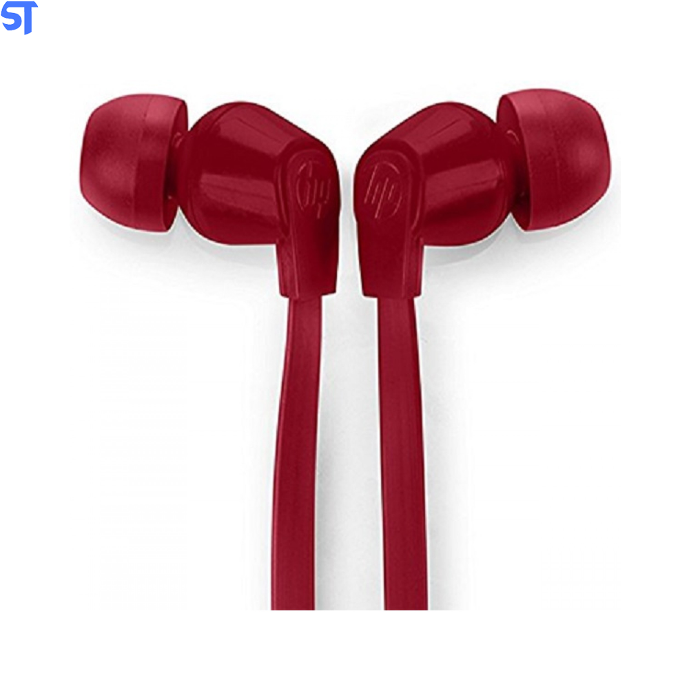 Fone de Ouvido Intra-Auricular Hp H100 In-ear Stereo Plug P2 3,5mm Vermelho