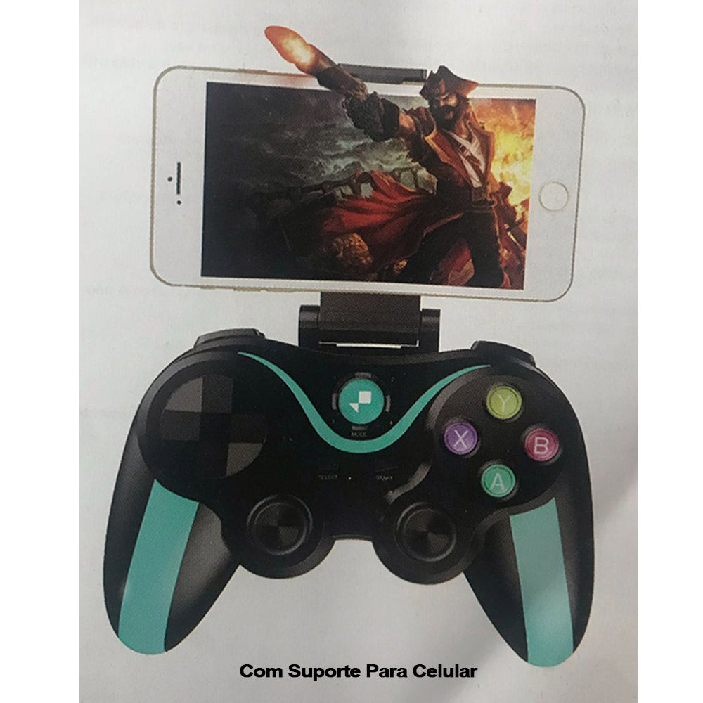 Controle Sem Fio Para Playstation 3 Phantom Gamepad Bluetooth, IOS , Android e Windows