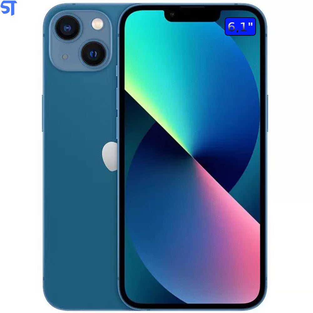 iPhone 13 Apple (256GB) Azul A2633, Tela de 6,1