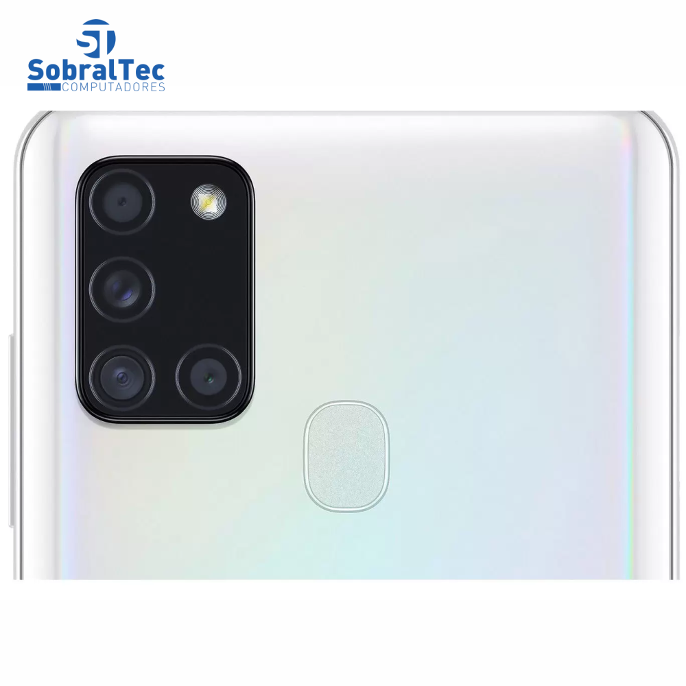 Smartphone Samsung Galaxy A21s, 64GB, 48MP, Tela 6.5´, Branco - SM-A217MZWRZTO