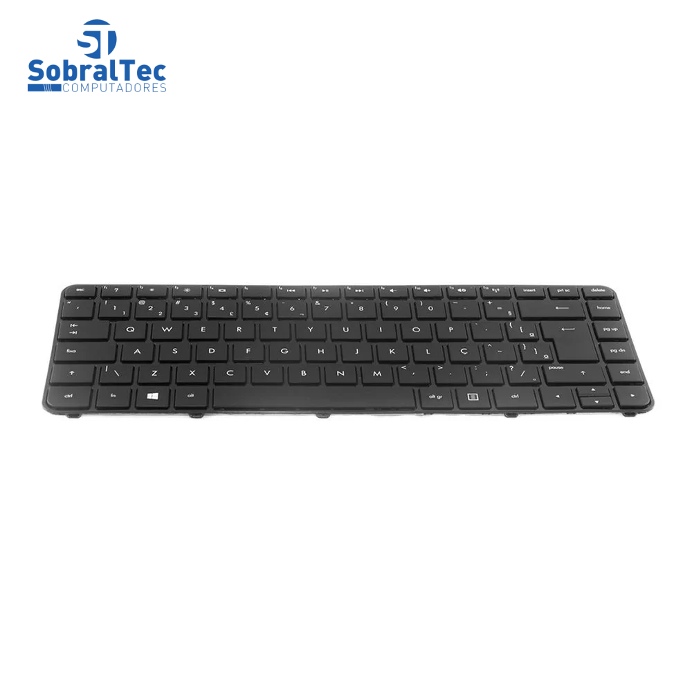 Teclado Notebook Compativel Com Hp Pavilion 14-B -Preto - Br -Com Frame