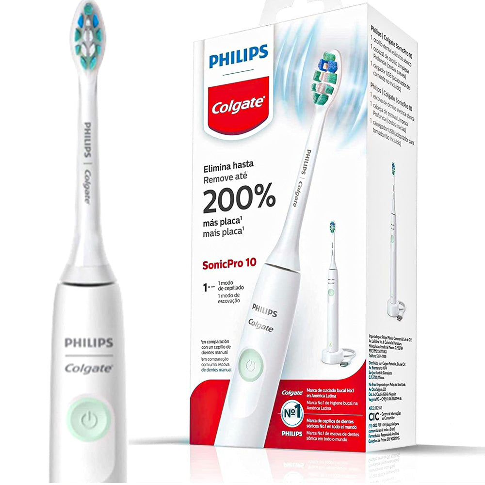 Escova de dente Elétrica Philips Colgate SonicPro 10 recarregável bivolt
