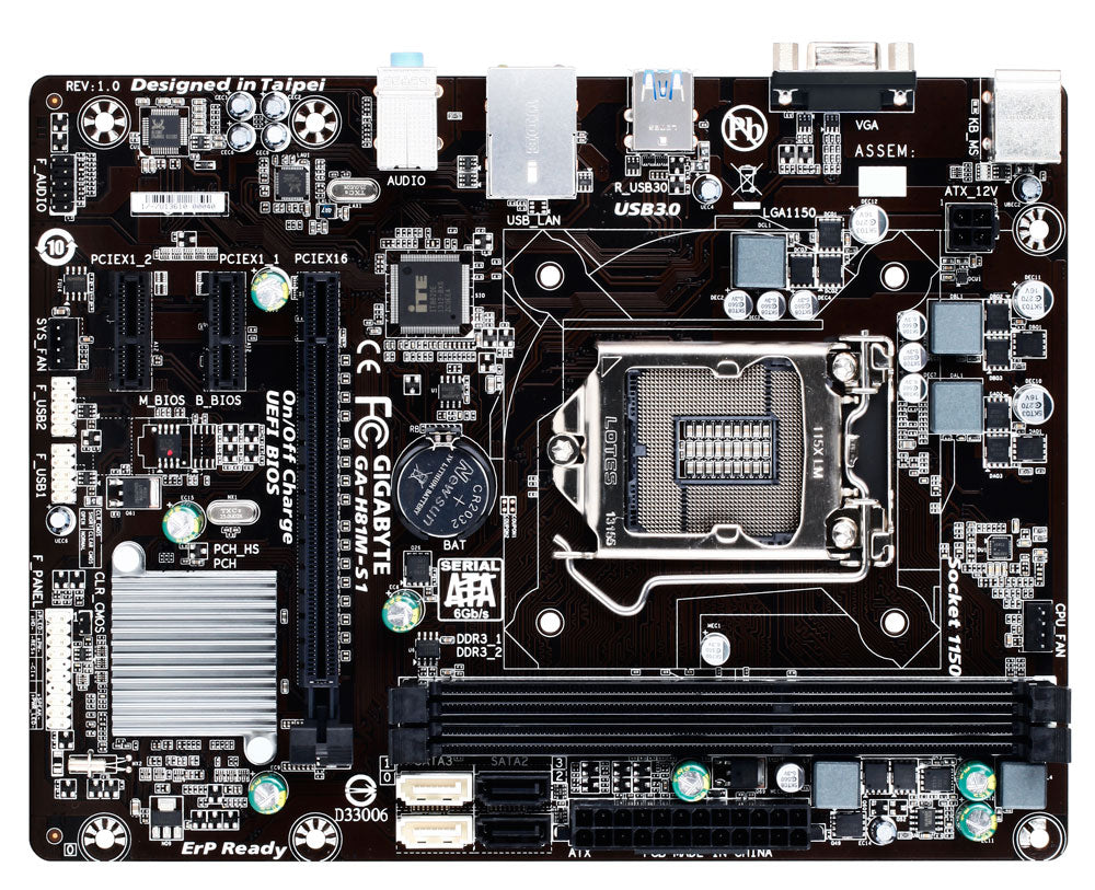 Placa Mãe Lga1150 Ddr3 H81M S1 GIGABYTE
