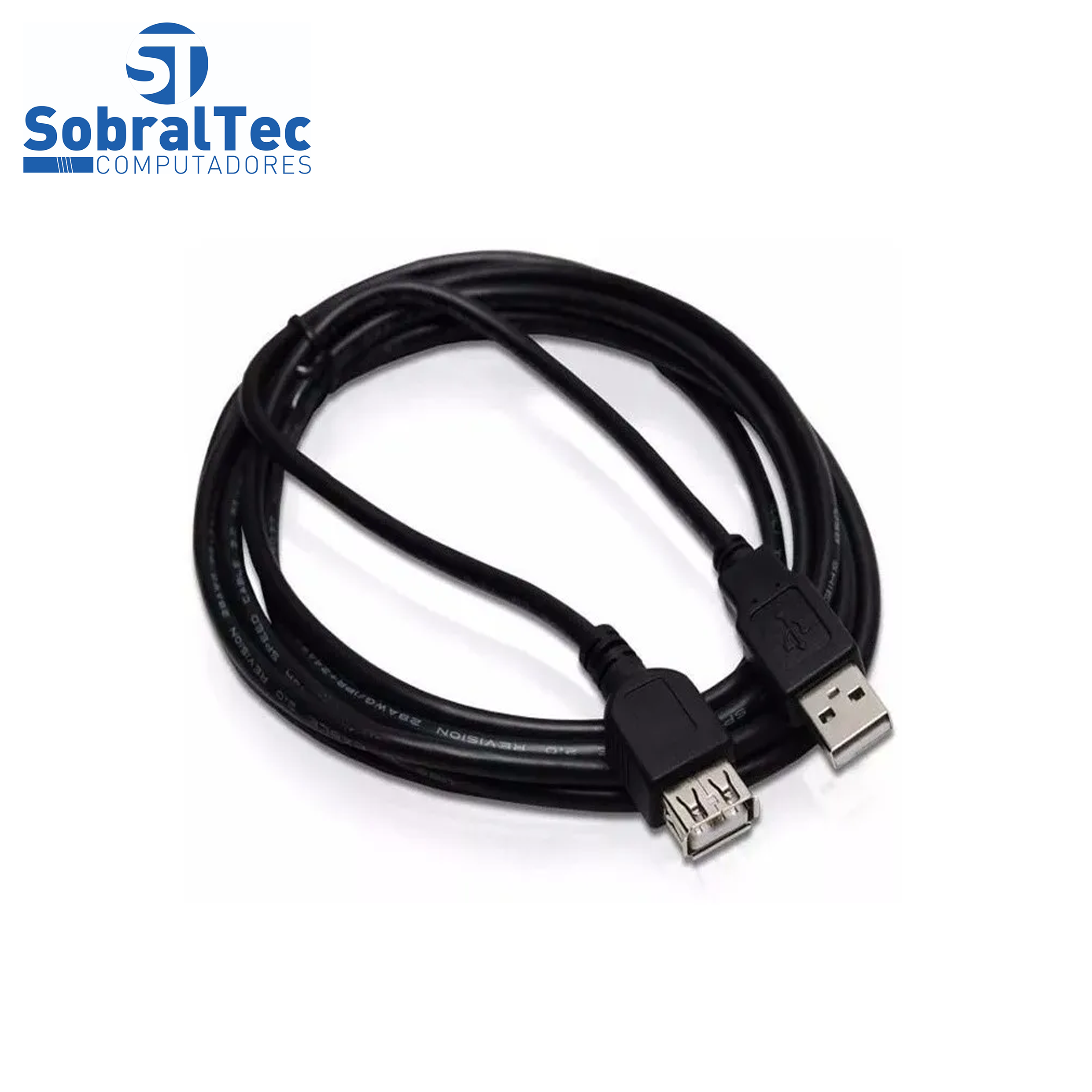 Cabo Extensor USB 2.0 Macho x Fêmea 1.2 Metros Altomex NU-02