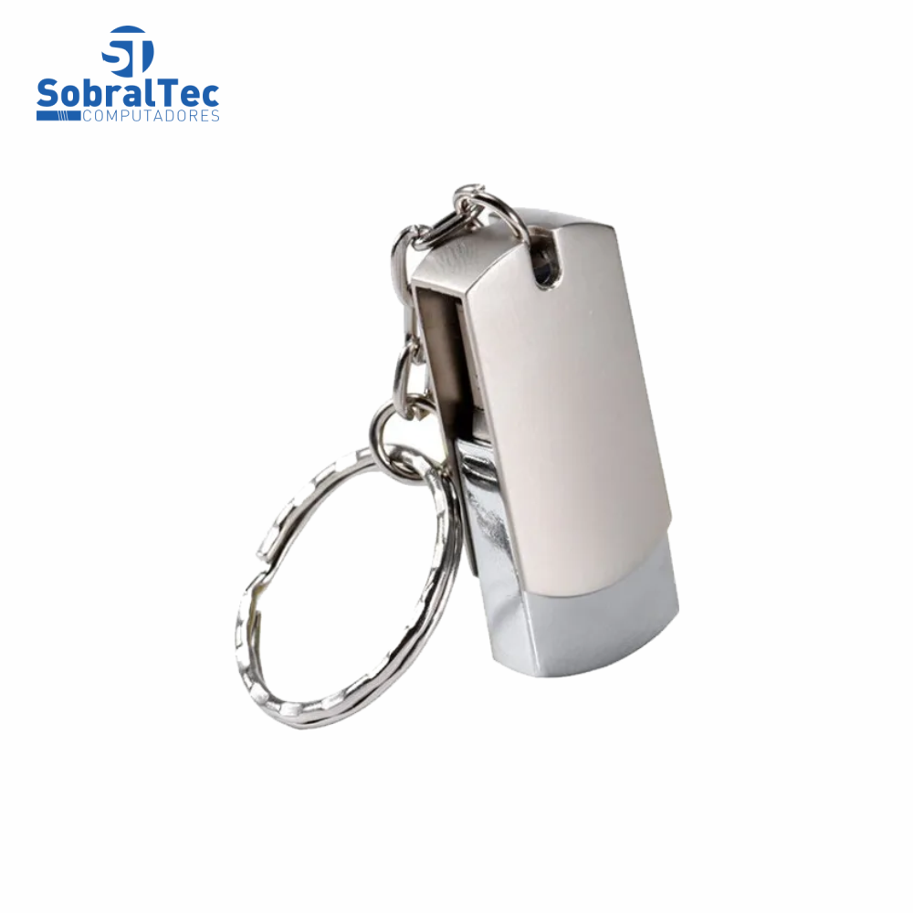 Pen Drive 16Gb Usb 2.0 Design Em Metal Plug And Play Super Duoduo