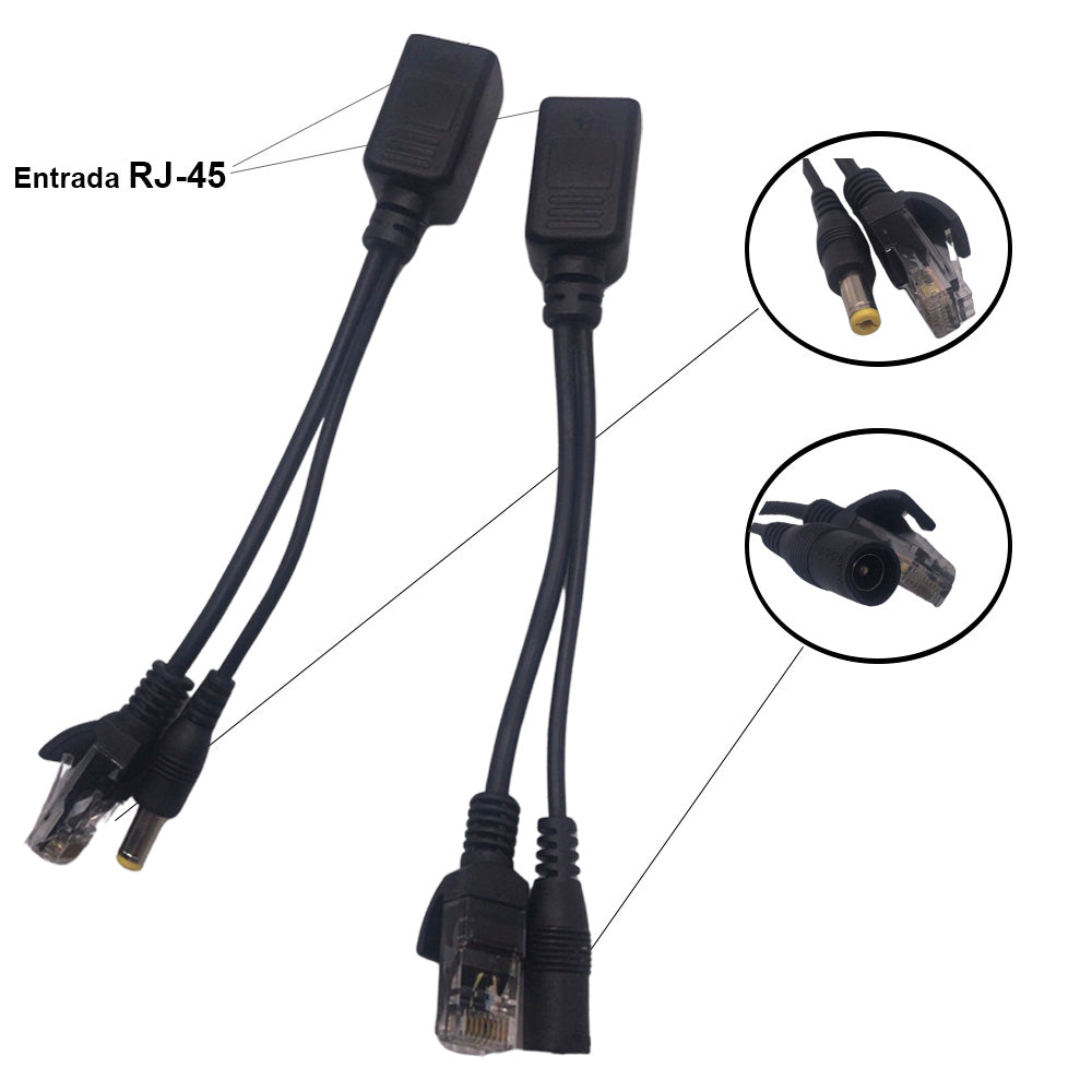Cabo Adaptador POE Para Cabo de Rede, Par StormTech