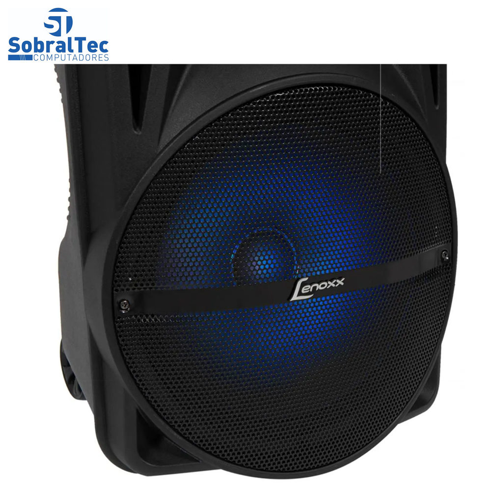 Caixa de Som Bluetooth Lenoxx CA 340 - Amplificada 300W USB