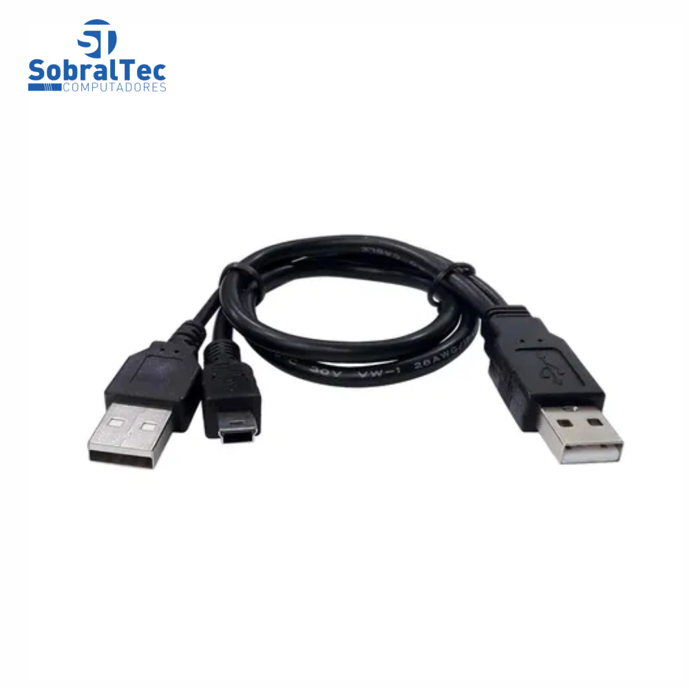 Cabo Y Usb 2.0 Para HD Externo Samsung Seagate LG Toshiba Sony