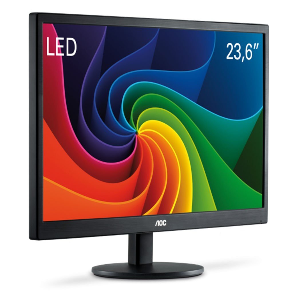 Monitor AOC 23,6" LED Full HD Widescreen M2470SWD2 Tecnologia de Painel Wva