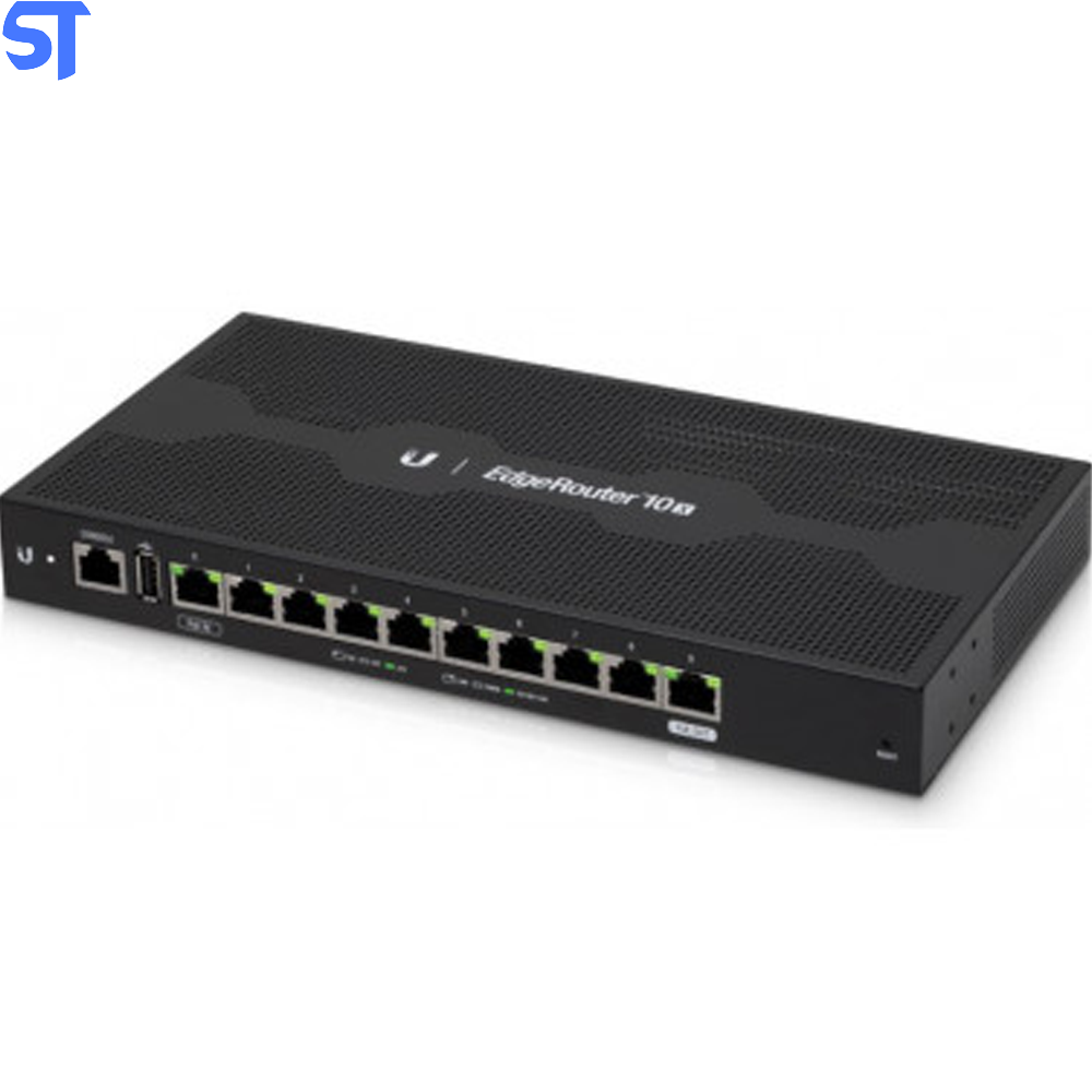 Roteador Ubiquiti Edgerouter 10x 10 Portas Gigabit Poe Mpn: Er-10x