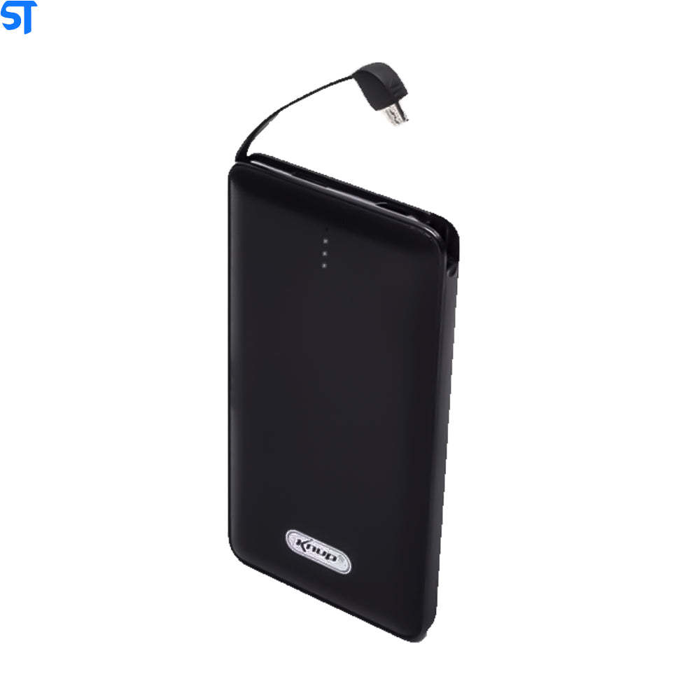 Carregador Portátil Power Bank 5000Mah V8 Lightning Knup KP-PB03