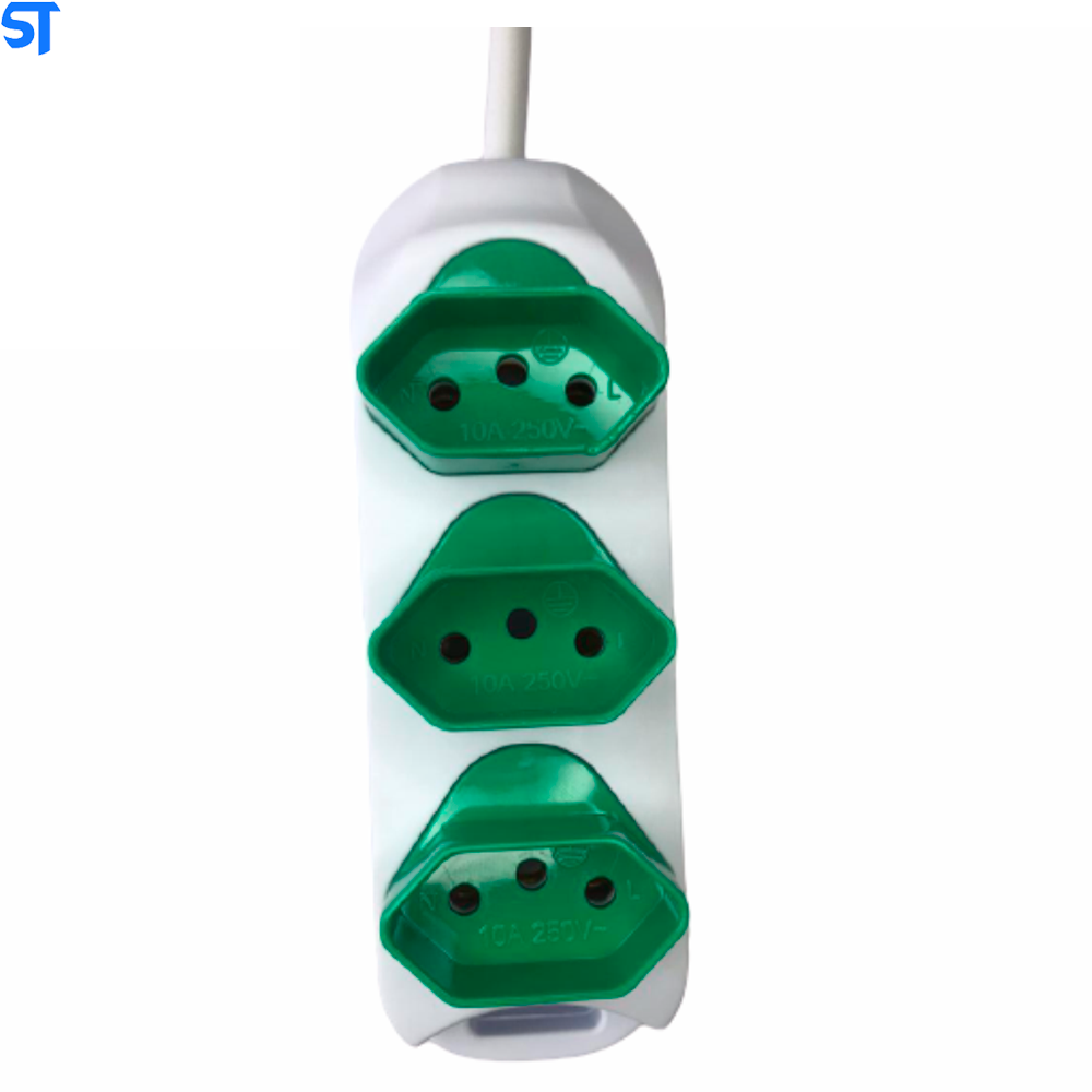 Extensão Elétrica 3 Tomadas Destacáveis 1,5 Metro Knup- SL7623