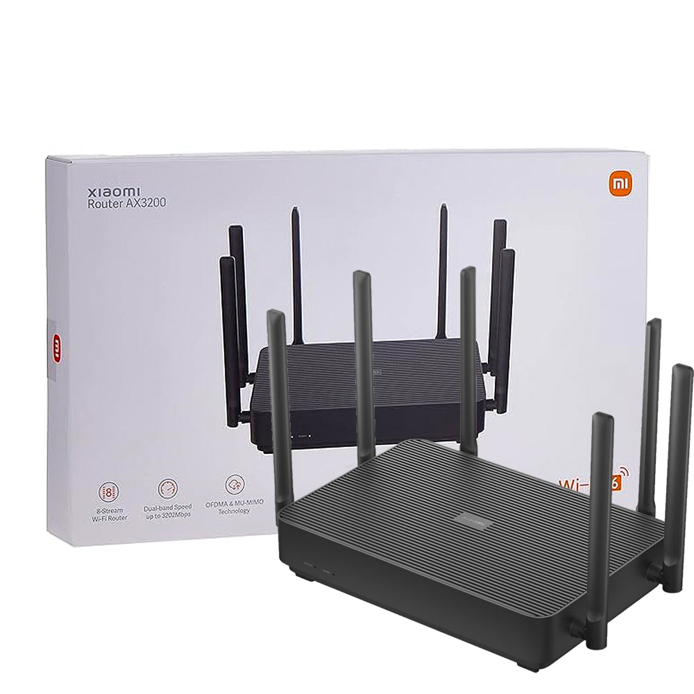 Roteador Xiaomi AX3200 Wifi 6 RB01 DVB4314GL - Preto