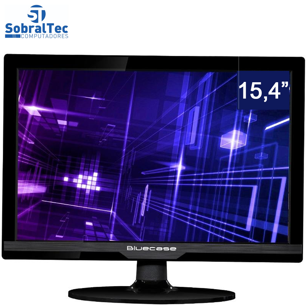 Monitor Bluecase LED 15.4 Polegadas Widescreen - BM154X6VW - VGA