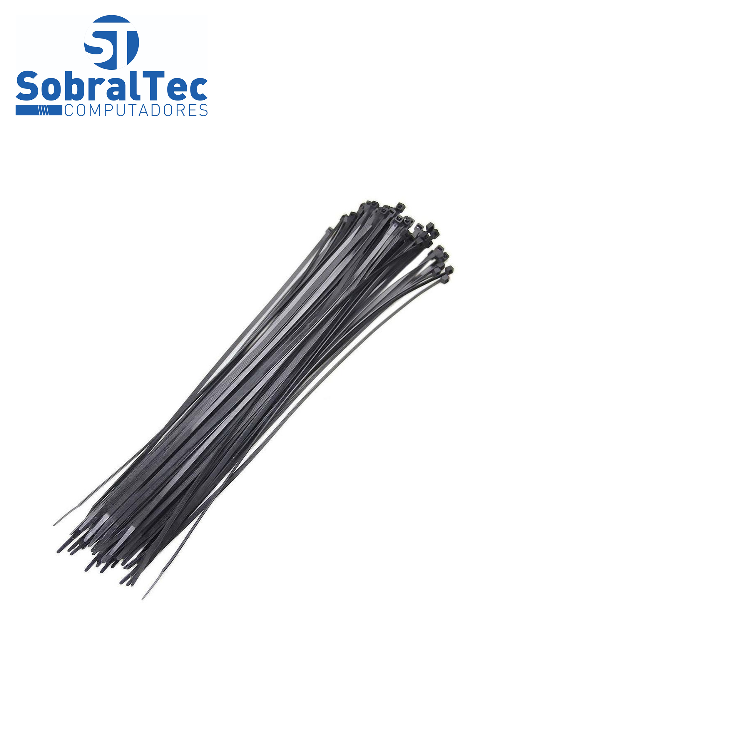 Abracadeira Nylon 3x150mm Com 100 Preta