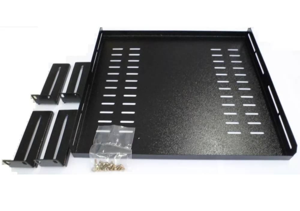 Bandeja Fixa 4 Pontos 1UX500MM- Para Rack 19