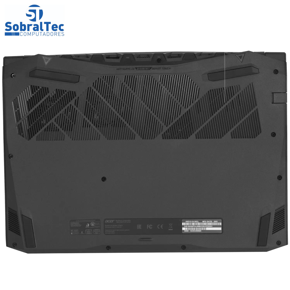 Notebook Gamer Acer NVIDIA GeForce GTX 1650 Core i5-9300H 8GB 1TB 128GB SSD Tela Full HD 15.6