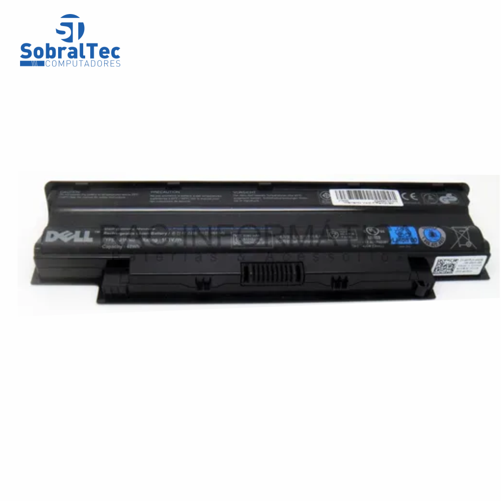 Bateria Notebook Dell Inspiron 13R N5010 - Cj - 9 Celulas Preto 10.8V