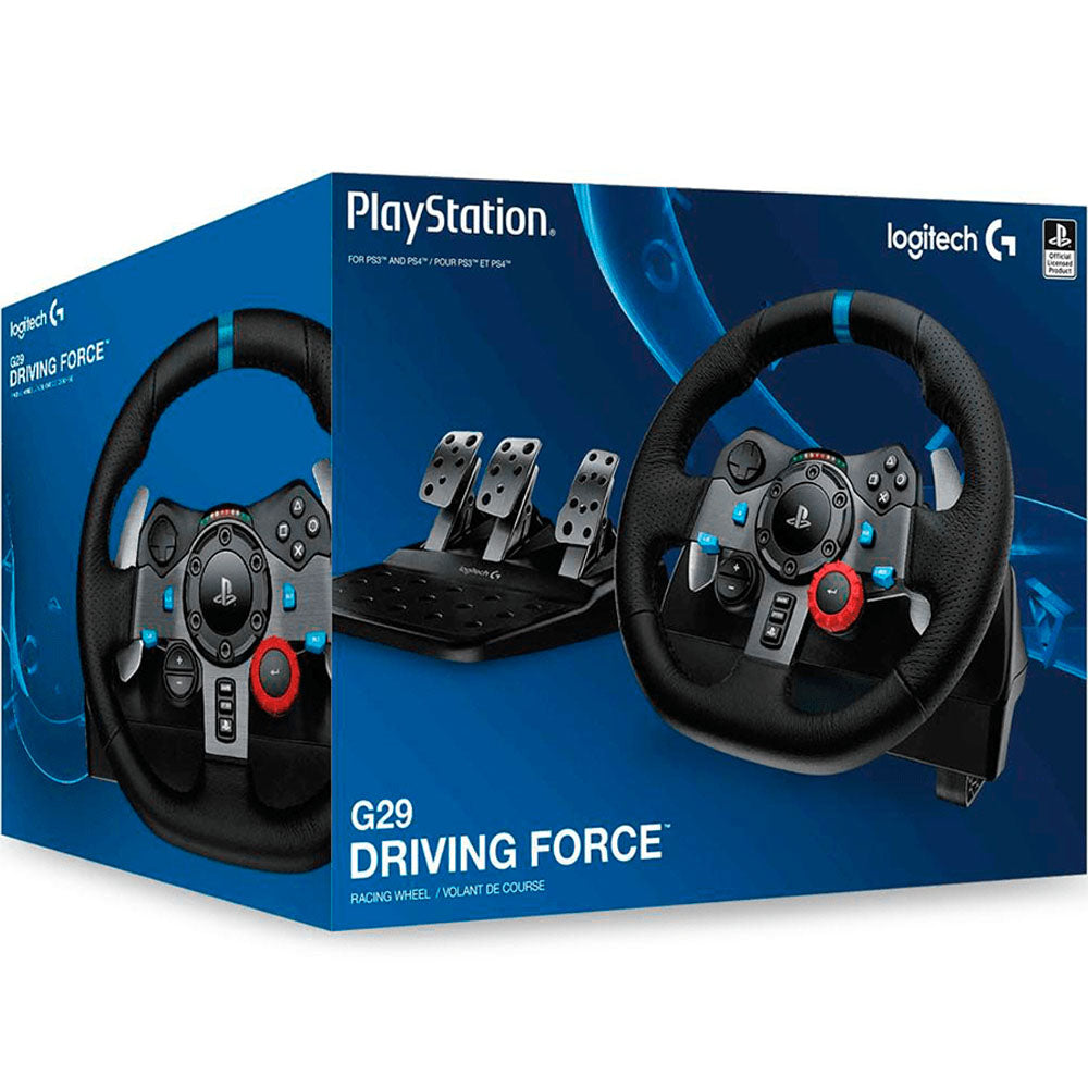 Volante Logitech G29 Driving Force para PS5, PS4, PS3 e PC - 941-000111
