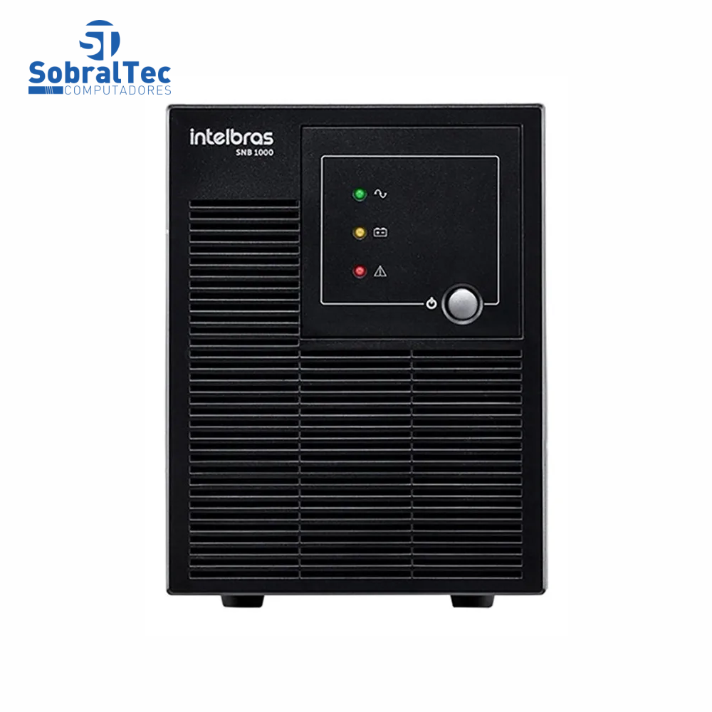 Nobreak Senoidal Intelbras SNB, 1000VA, 6 Tomadas, Entrada Bivolt Saída 110V Snb1000VABI