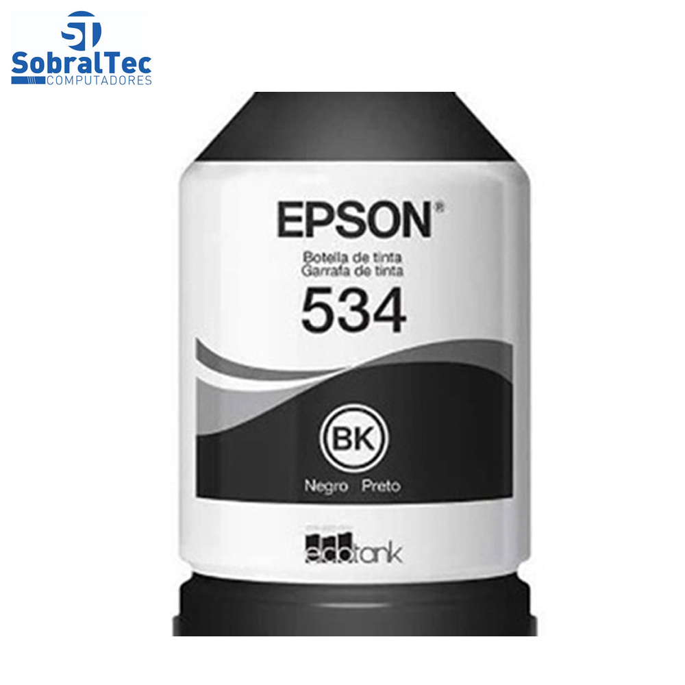 Refil De Tinta Epson T534120 Preto