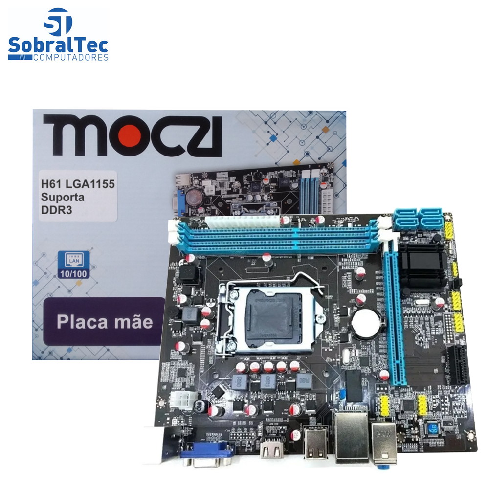 Computador Core i3- 3.30GHz-HD 500GB - Memória Ram 4GB-Micro-Atx Mt-25V2BK- Com 2 Portas Serial Com