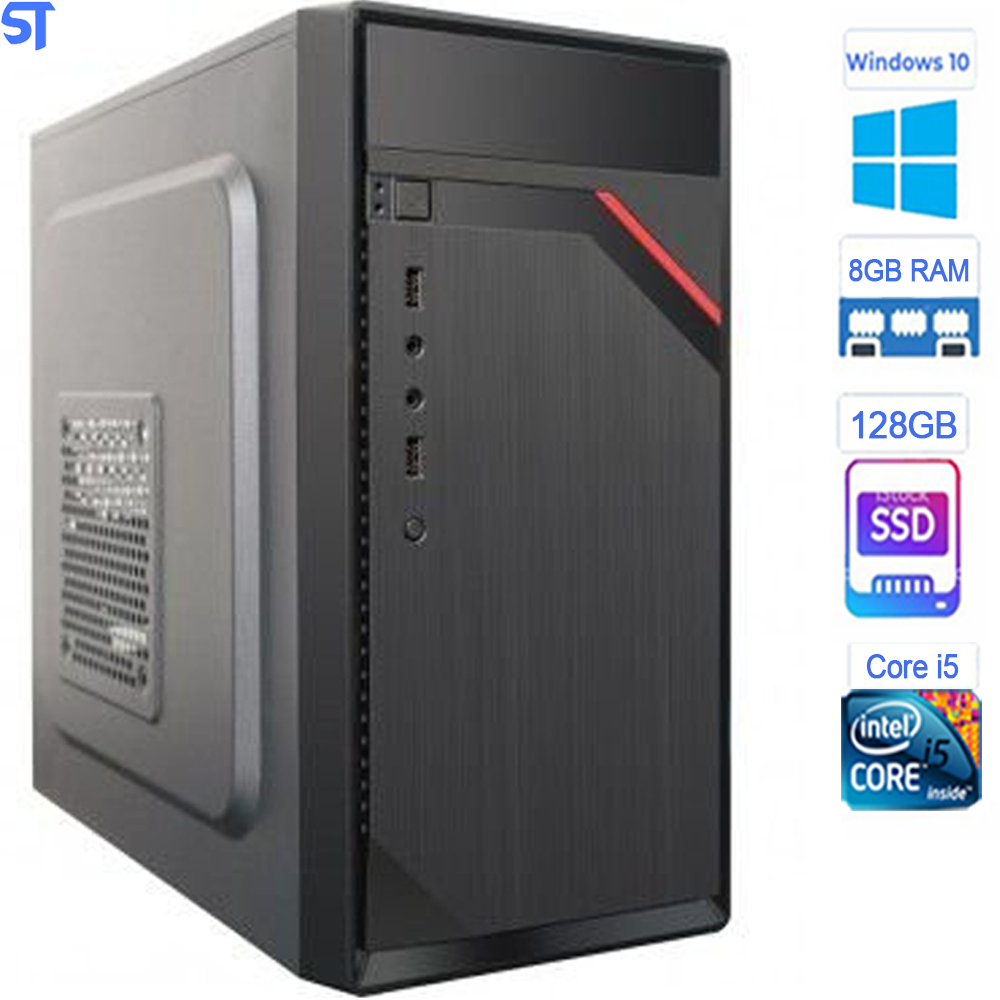 Computador Core i5-9400- HD SSD 128GB- Memória 8GB- GAB-Bg-2316- Windows 10
