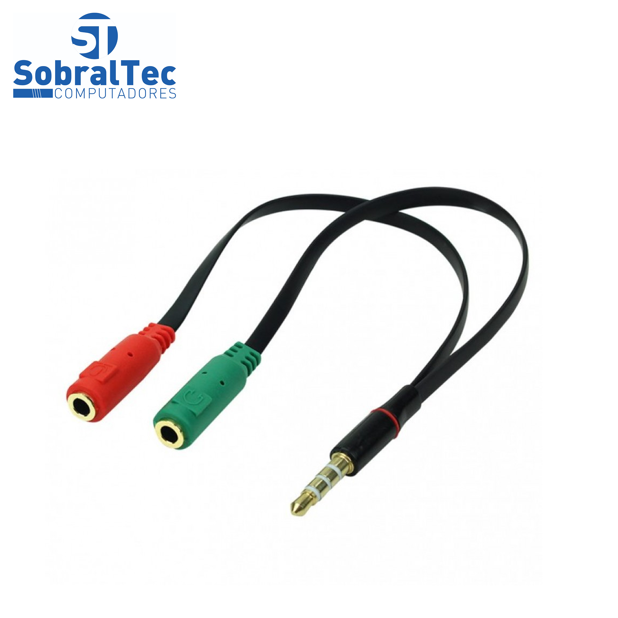 Cabo P2/P3 Para Fone e Microfone Ecoda Ex-2847