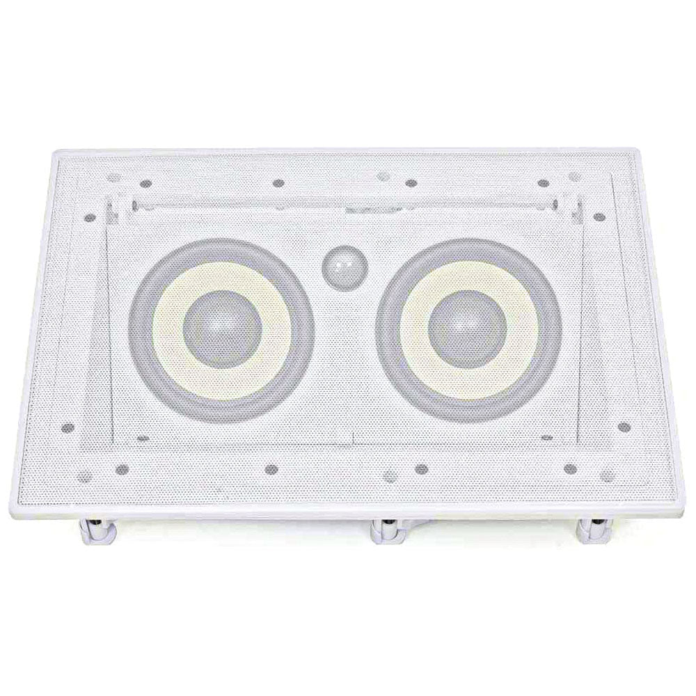 Caixa de Som Arandela Jbl Ci55ra Angulada Retangular de Embutir Branca 2 Vias - 100 Watts Rms