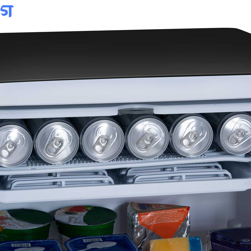 Frigobar Retrô Onix Midea MRV10P2 Preta 95L 220V