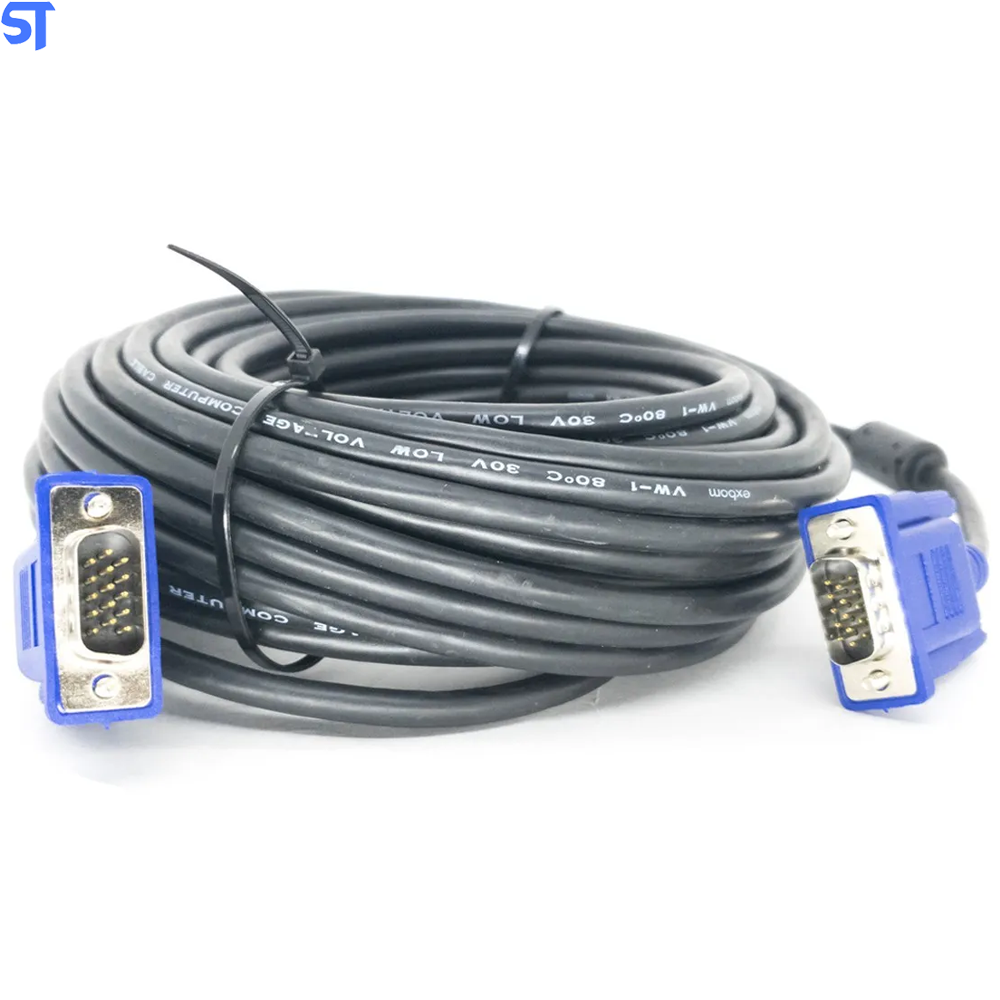 Cabo de Vídeo Vga 10 Metros Full HD 10,2 Gbps Video Digital- Aoweixun Orvesion
