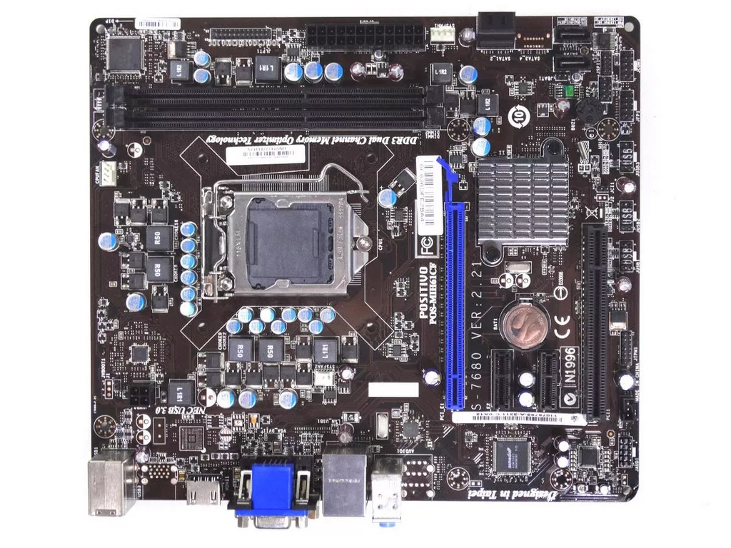 Placa Mãe Lga 1155 Ddr3 Pos-Mih61cf.8 MS7680 Ver:2.4