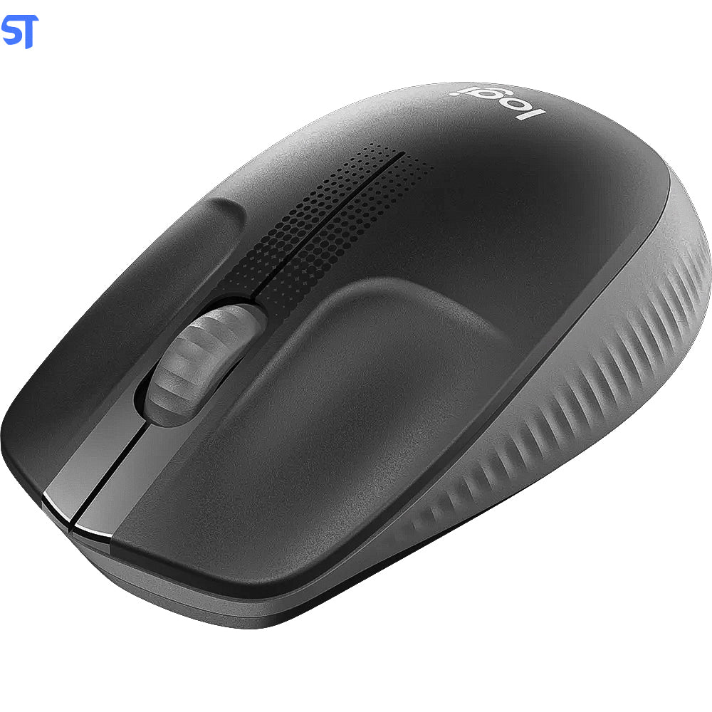 Mouse sem Fio Logitech Óptico 1000DPI 3 Botões - M190 Cinza