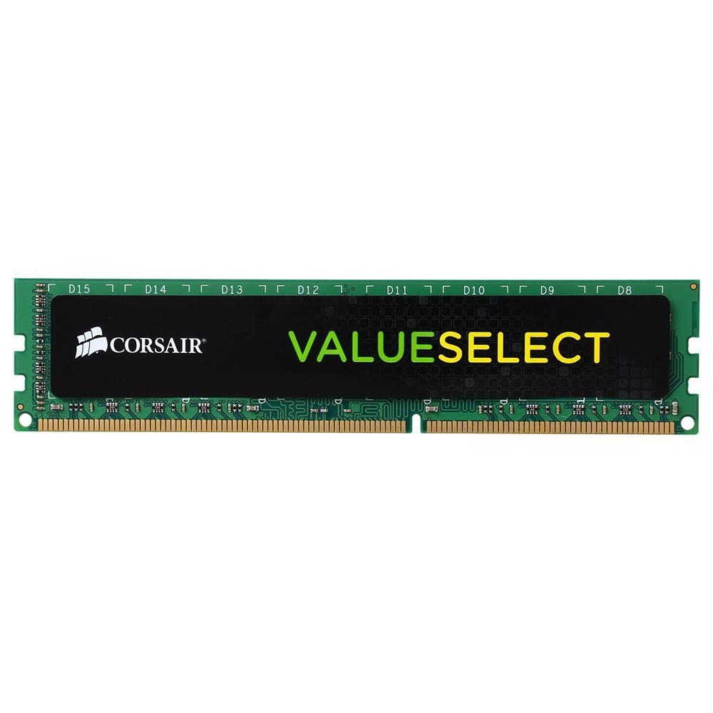 Memória Ram Desktop Ddr3 8gb Corsair Value Select 1600Mhz CAS9 Dual Channel