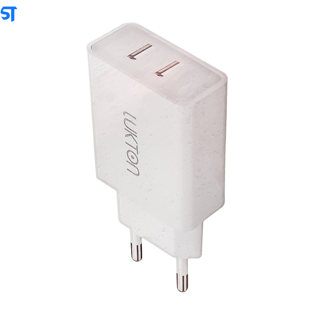 Carregador Lukton Charger Tipo-C - Duas Entradas Usb - 3.1A - Smart 5.8A