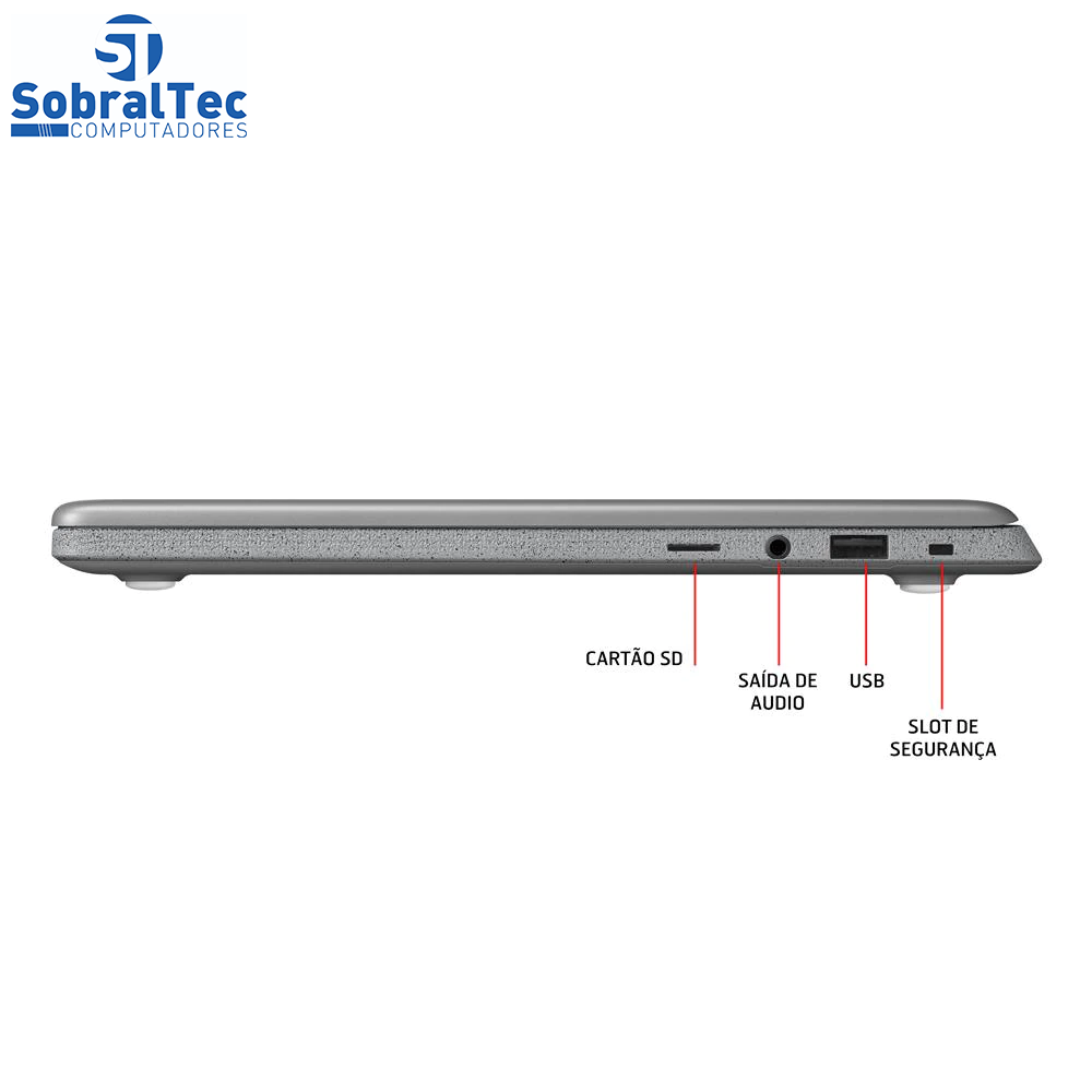 Notebook Samsung Dual Core 4GB 64GB SSD Tela Full HD 13.3” Windows 10 Flash F30 NP530XBB-AD1BR