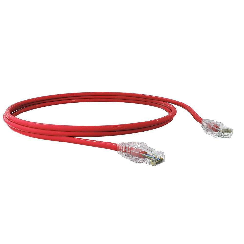 Patch Cord U/UTP SohoPlus CAT.6e T568A/B 0.5M Vermelho