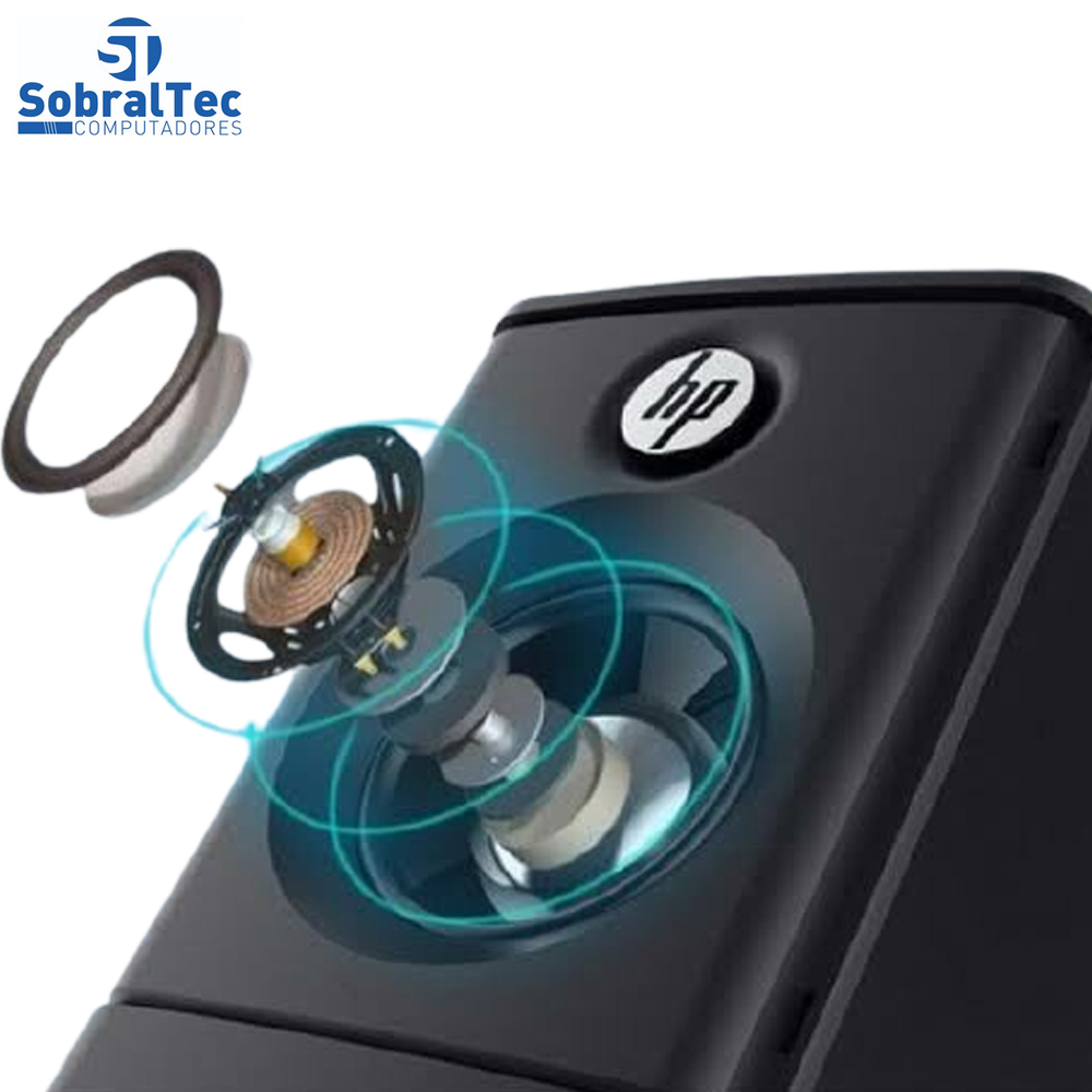 Caixa de Som Speaker 2.0 DHE-6000 Preta HP