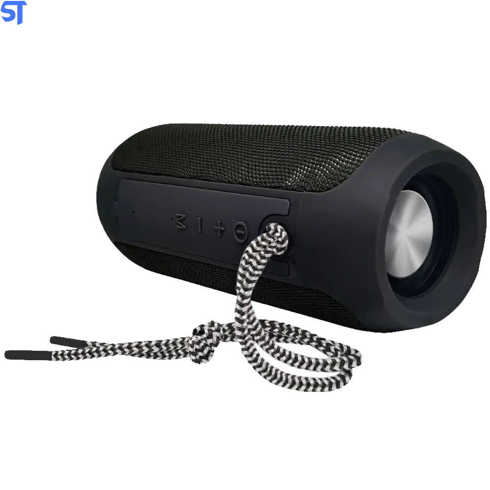 Caixa De Som Bluetooth Essential Sound Go I2go 10W RMS Resistente À Água, Preto