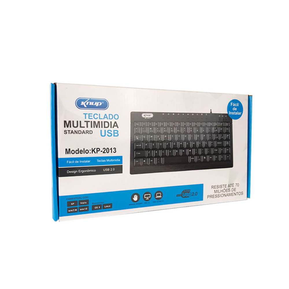 Teclado Usb Multimidia Standard Knup KP-2013