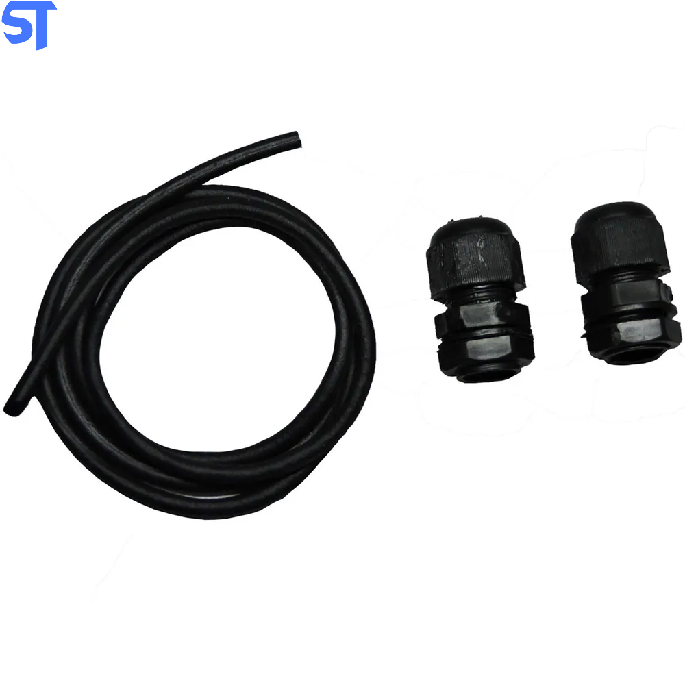 Caixa Hermética Longa Multiuso Vedada Completa Preta 32x16x8cm