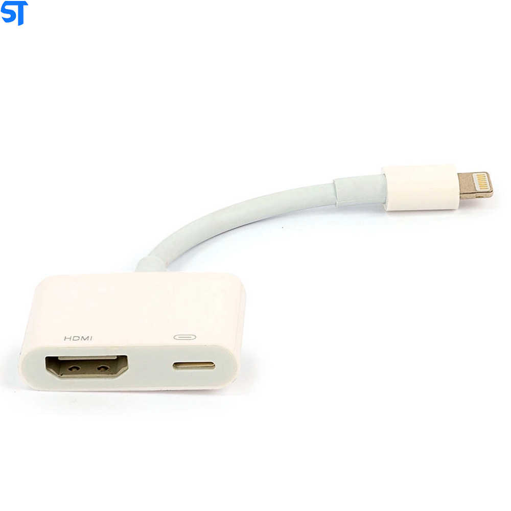Adaptador Lightning Para HDMI AV Digital Tipo C Audio e Video- Branco