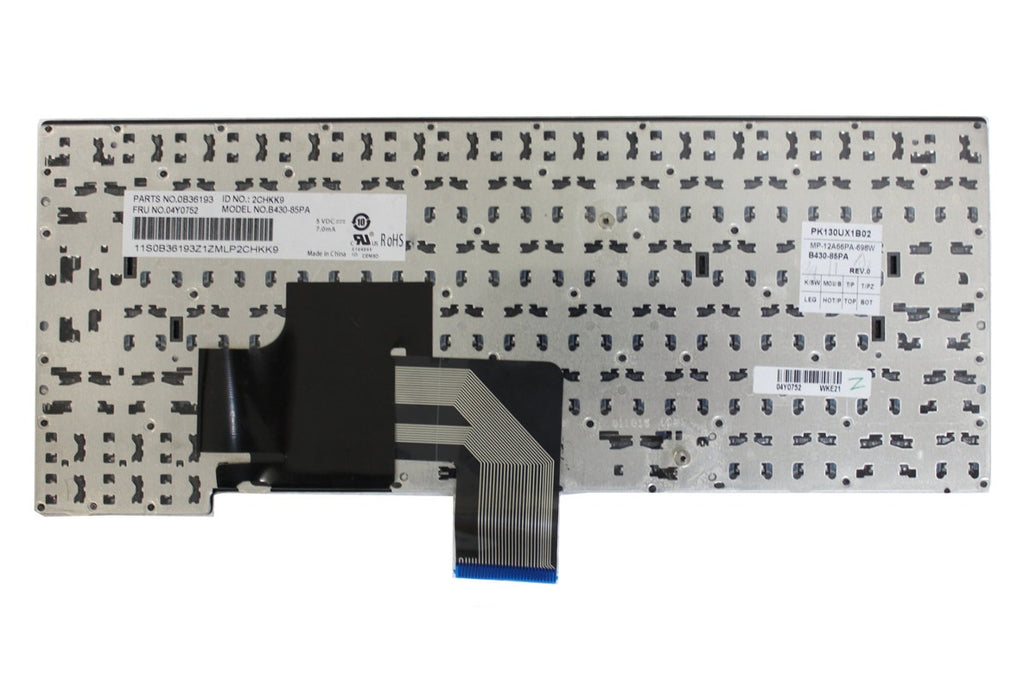 Teclado Notebook Lenovo Part Number Pk130ux1b02 | Preto Abnt2- Sem Moldura