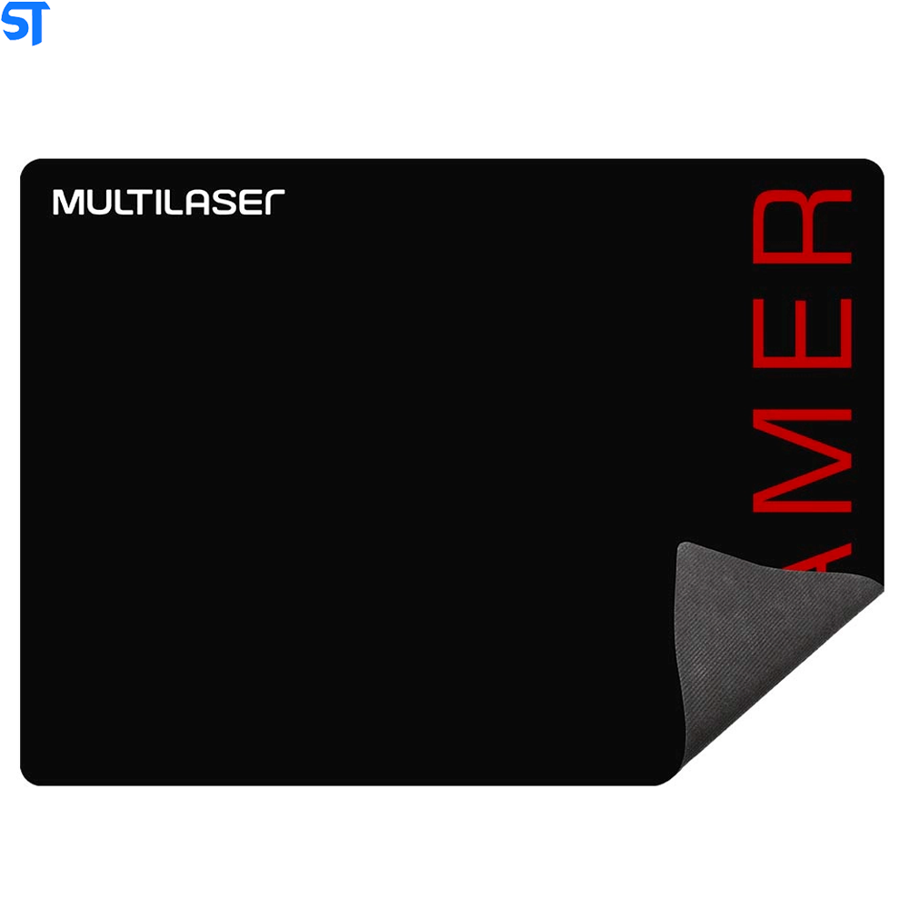Combo Mouse 3200 Dpi e Mousepad Gamer Vermelho - Mo306
