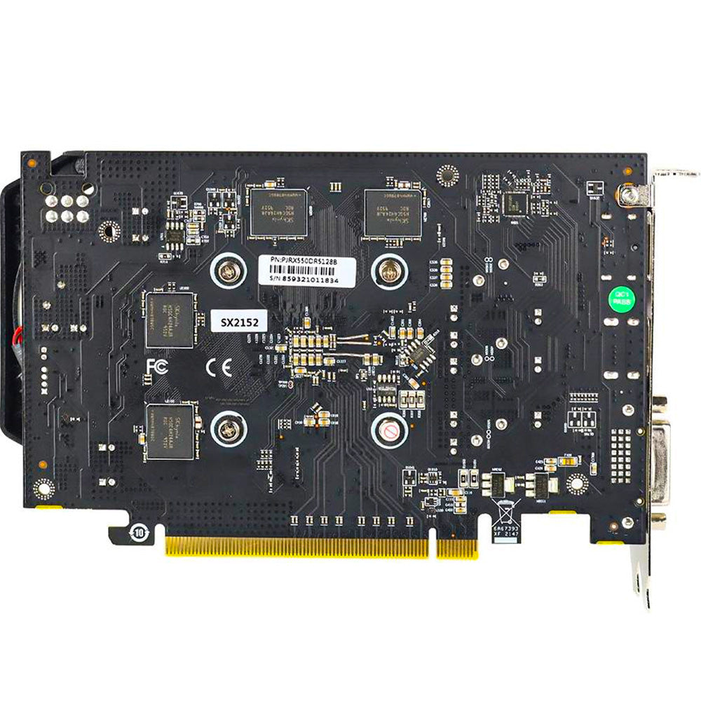 Placa de Vídeo RX 550 Radeon Graffiti Series Pcyes AMD, 4 GB GDDR5, 128 Bits, Dual Fan