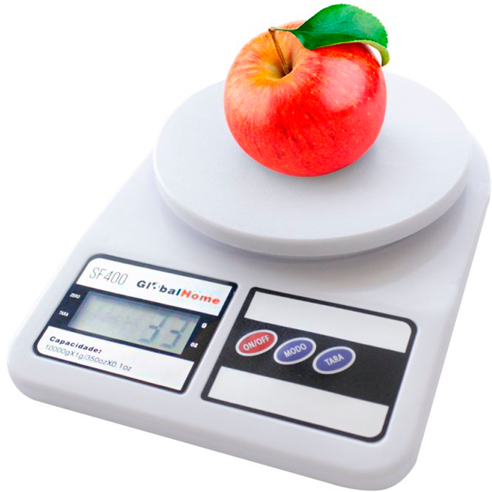 Balança Digital SF-400 Alta Precisão Eletrônica 1g a 10 kg. de Cozinha
