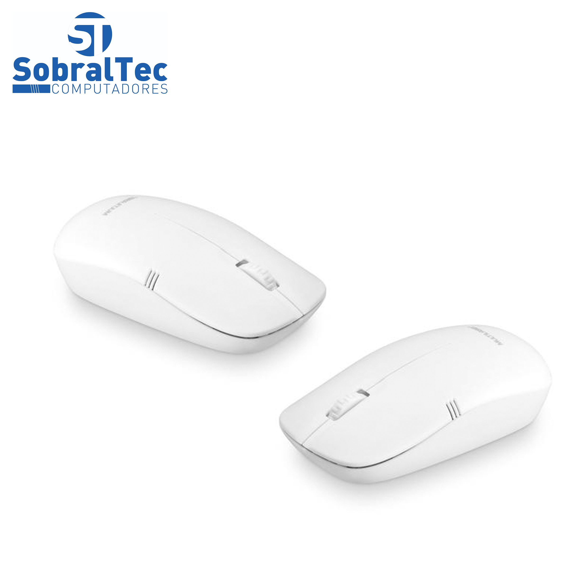 Mouse Sem Fio Multilaser, Branco - MO286
