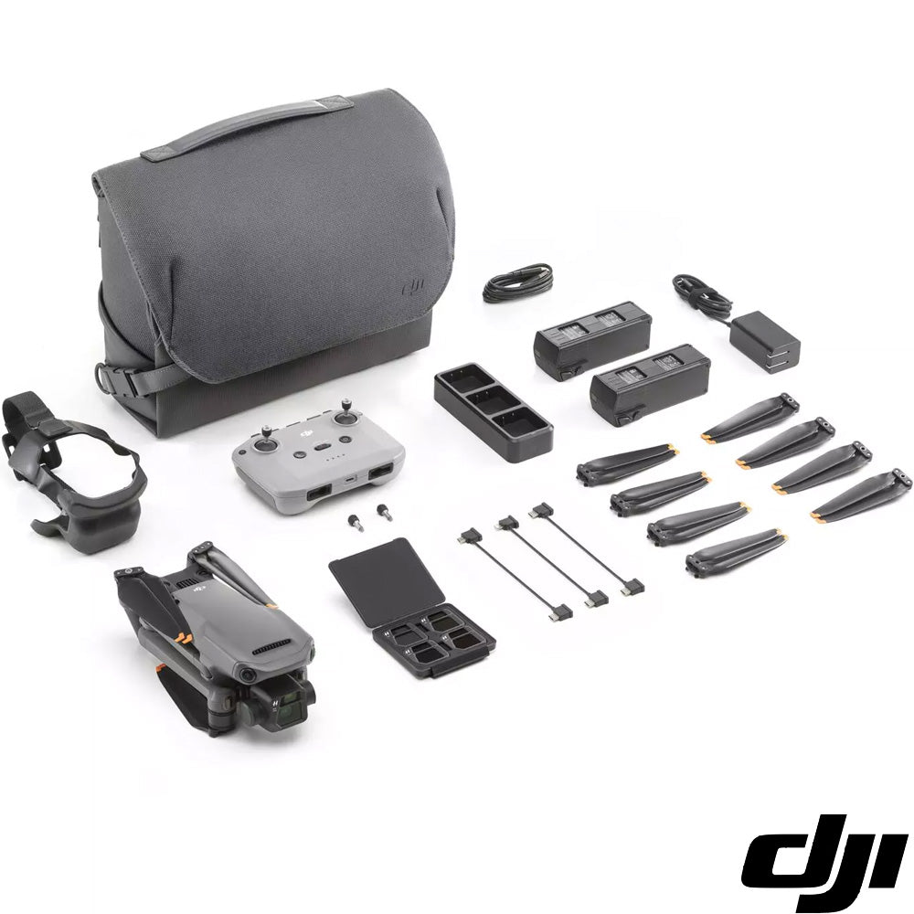 Drone DJI Mavic 3 Kit Fly More Com Câmera 5.1k- Combo Com 3 Baterias