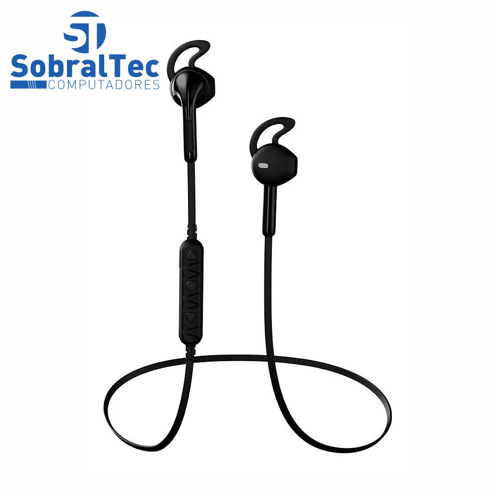 Fone de Ouvido Intra EP-TWS-10BK Bluetooth 5.0 C3Plus Preto